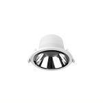 Noxion Downlight LED Apollo 9W 1100lm 60D - 840 Blanc Froid | 145mm - Diamètre 120mm - Alu Réflecteur - UGR <19