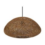 Ledvance Decor Papier Drop Papier/Acier Suspension Luminaire Beige | Convient pour E27