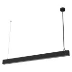 Ledvance LED Office Line Cuboid Plafond Noir 42W 4400lm - 840 Blanc Froid | 3 Niveaux De Gradation Dimmable 