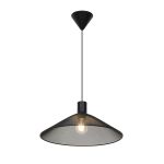 D'Lite Suspension Luminaire Lynck Métal Et Plastique Dépolie Noir | Convient Pour 1x E27