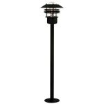 Nordlux Vejers Lampadaire extérieur Métal et Verre Noir | IP54 - Convient pour E27