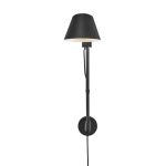 DFTP by Nordlux LED Applique Murale Stay Aluminium Noir | Convient pour E27