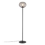 Nordlux Alton Lampadaires Salon 27,5 Verre Noir | Convient pour 1x E27