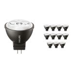 Lot 12x Philips Master LED Spot GU4 MR11 3.5W 200lm 24D - 827 Blanc Très Chaud | Équivalent 20W