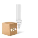 Lot 10x Noxion Lucent PL-C LED 3.6W - 840 Blanc Froid | 2-Pins - Équivalent 10W