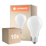 Lot 10x Ledvance Classic LED E27 Poire Filament Dépolie 17W 2452lm - 827 Blanc Très Chaud | Équivalent 150W
