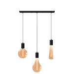 Calex XXL Royal Dorée Ensemble complet - Including 3 XXL Ampoules + Cordset Rectangulaire base