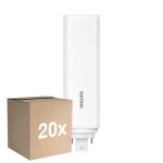 Lot 20x Philips CorePro PL-T LED Ampoule HF 18.5W - 840 Blanc Froid | 4-Pins - Équivalent 42W