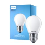 Philips Corepro LED Lustre E27 Boule Dépolie 4.3W 470lm - 827 Blanc Très Chaud | Équivalent 40W