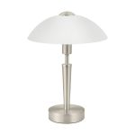 Eglo Lampe De Chevet Solo 1 Acier Nickel Satiné | IP20 - Convient pour 1x E14 