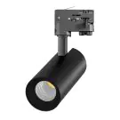 Noxion Spot LED Sur Rail 3 Phases  Ecowhite Aluminium Noir 20W 2060lm 36D - 840 Blanc Froid | UGR <19