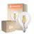 Lot 6x Osram LED Superstar E27 Globe G95 Filament Claire 11W 1521lm - 927 Blanc Très Chaud | Meilleur Rendu Des Couleurs - Équivalent 100W