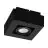 Eglo Plafond Spot Mendoza Acier Noir 4.7W 345lm - 830 Blanc Chaud | Dimmable - Convient pour GU10