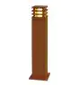 SLV Carré 70 Lampadaires Salon Acier Rouille Carré 9W 90lm - 830 Blanc Chaud | Extérieur - IP55