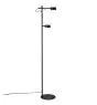Nordlux Clyde Lampadaires Salon Métal Noir 8W 350lm - 827 Blanc Très Chaud | 3 Niveaux De Gradation Dimmable