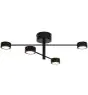 Nordlux Clyde Plafonnier 4-Rail Métal Noir 14W 1100lm - 827 Blanc Très Chaud | 3 Niveaux De Gradation Dimmable
