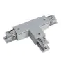 Connecteur triphasé forme T - Argent