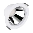 Ledvance Downlight LED Comfort Aluminium Blanc 13W 1430lm 55D - 930-940 CCT | 116mm - Diamètre 100mm - IP44 - Meilleur Rendu Des Couleurs - UGR