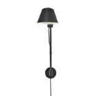 DFTP by Nordlux LED Applique Murale Stay Aluminium Noir | Convient pour E27