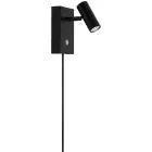 Nordlux applique murale Omari 3.2W 827 320lm 41D Noir - Métal | Blanc Très Chaud