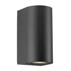 Nordlux Canto Applique Murale Aluminium Noir Up & Down | Convient pour 2x GU10