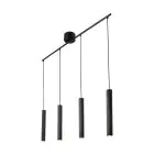 Nordlux Vico Suspension Luminaire Métal Noir | Convient pour 4x GU10