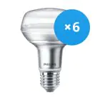 Lot 6x Philips Corepro LED Spot E27 R80 4W 345lm 36D - 827 Blanc Très Chaud | Équivalent 60W