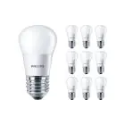 Lot 10x Philips Corepro LED Lustre E27 Boule Dépolie 5W 470lm - 827 Blanc Très Chaud | Équivalent 40W