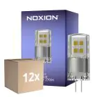 Lot 12x Noxion Bolt LED Capsule G4 2W 200lm - 827 Blanc Très Chaud | Dimmable - Équivalent 21W
