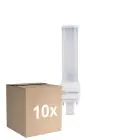 Lot 10x Ledvance DULUX-D LED 5W - 830 Blanc Chaud | 2-Pins - Équivalent 10W