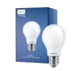 Philips Master LED E27 Poire Filament Dépolie 7.2W 1055lm - 922-927 Dim To Warm | Meilleur Rendu Des Couleurs - Dimmable - Équivalent 75W