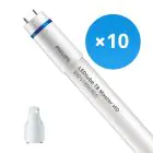 Lot 10x Philips Tube LED T8 MASTER (EM/Direct 230V) High Output 8W 1050lm - 865 Lumière Du Jour | 60cm - Équivalent 18W