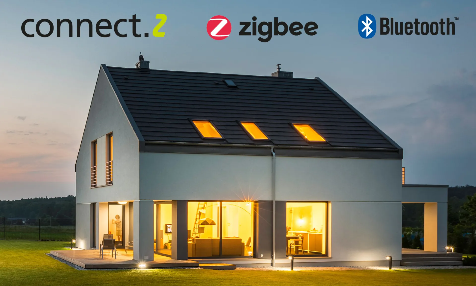 House with EGLO connect.z connectivity 