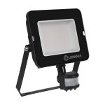Ledvance LED Floodlight Compact Zwart 50W 5000lm 100D - 840 Koel Wit | IP65 - Symmetrisch - Bewegings- en lichtsensor