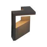 Ansell LED Wandlamp Arco Grafiet 11W 468lm - 830 Warm Wit | IP54