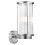 Nordlux Linton Wandlamp Brushed Aluminium | Geschikt voor 1x E27