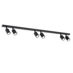 Emibig Plafondlamp Flash Staal Zwart | Geschikt voor 6x GU10 - Max 8W