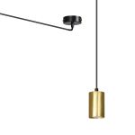 Emibig Hanglamp Traker Staal Zwart | Geschikt voor 1x GU10 - Max 10W