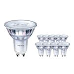 Voordeelpak 10x Philips Corepro LED Spot GU10 PAR16 3.5W 255lm 36D - 827 Zeer Warm Wit | Vervangt 35W