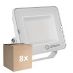 Voordeelpak 8x Ledvance LED Floodlight Compact Wit 50W 5000lm 100D - 840 Koel Wit | IP65 - Symmetrisch 