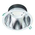Philips LED Downlight Coreline DN142B Aluminium Wit 19.2W 2300lm 60D - 840 Koel Wit | Zaagmaat 200mm - IP20 - UGR<19
