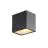 SLV Sitra Cube Wandlamp Aluminium Grijs 11W 1270lm - 840 Koel Wit | Buitenverlichting - IP65