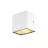 SLV Sitra Cube Wandlamp Aluminium Wit 11W 1270lm - 840 Koel Wit | Buitenverlichting - IP65