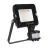 Ledvance LED Floodlight Compact Zwart 20W 2000lm 100D - 840 Koel Wit | IP65 - Symmetrisch - Bewegings- en lichtsensor