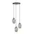 Emibig Hanglamp Astral Staal Zwart | Geschikt voor 3x E14 - Max 10W
