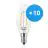 Voordeelpak 10x Philips Corepro LED Kaars E14 Gedraaid Kaars Filament Helder 2W 250lm - 827 Zeer Warm Wit | Vervangt 25W