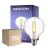 Voordeelpak 15x Noxion Lucent LED E27 Globe Filament Helder 7W 806lm - 827 Warm Wit | Vervangt 60W