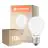 Voordeelpak 10x Ledvance Classic LED E27 Peer Mat 5.9W 806lm - 827 Zeer Warm Wit | Dimbaar | mable - Vervangt 60W