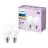 Voordeelpak 2x Philips Lamp LED E27 Peer Mat 7W 806lm - 827 Zeer Warm Wit