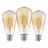 Voordeelpak 3x Eglo LED Edison E27 Filament Amber 4W 400lm - 822 Zeer Warm Wit | Vervangt 40W